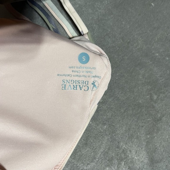 Carve Designs Paradise La Jolla Dress Womens Small‎ Pink Tropical Racerback - Picture 4 of 5